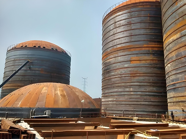 博爱焦粉钢板仓